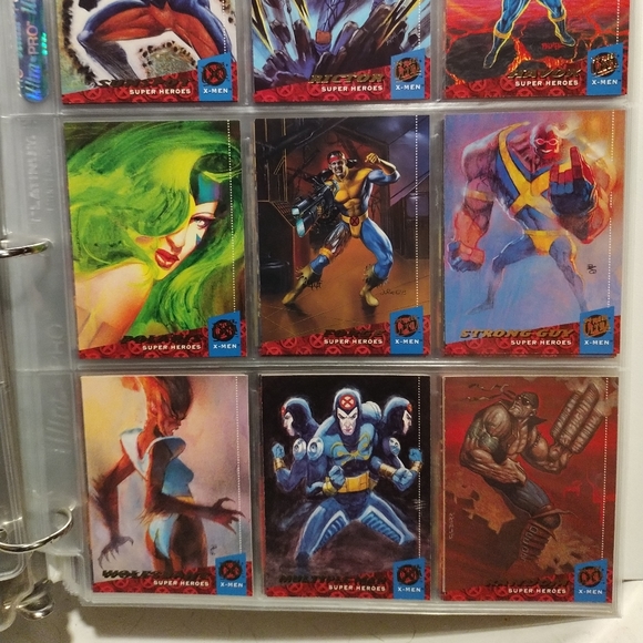 (Rare vintage) Marvel '94 FLEER X-MEN superhero trading cards. - Picture 2 of 4
